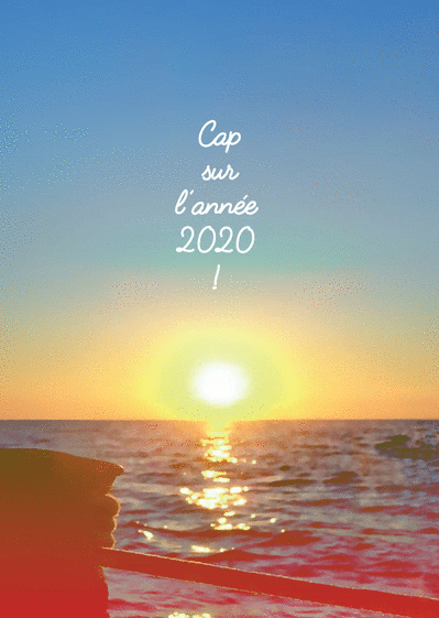 Carte Cap Sur La Nouvelle Année 2020 : Envoyer une Carte 